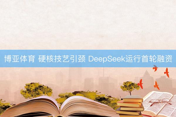 博亚体育 硬核技艺引颈 DeepSeek运行首轮融资